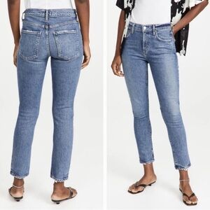 Agolde Toni Mid-Rise Straight Jeans